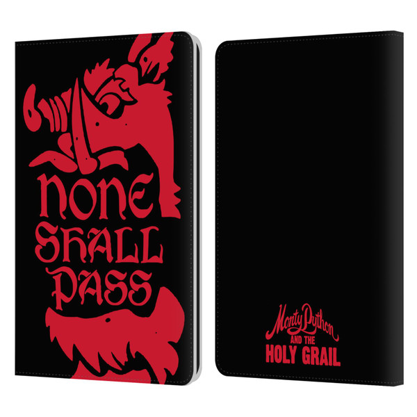 Monty Python Key Art None Shall Pass Leather Book Wallet Case Cover For Amazon Kindle Paperwhite 1 / 2 / 3