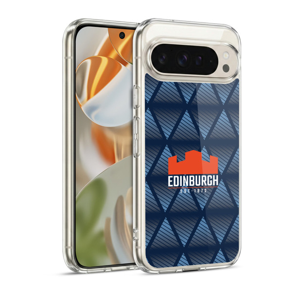 Edinburgh Rugby Graphics Pattern Soft Gel Case for Google Pixel 9 / Pixel 9 Pro