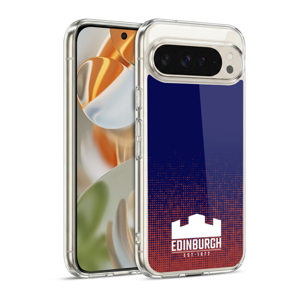 Edinburgh Rugby Logo 2 Halftone Soft Gel Case for Google Pixel 9 / Pixel 9 Pro