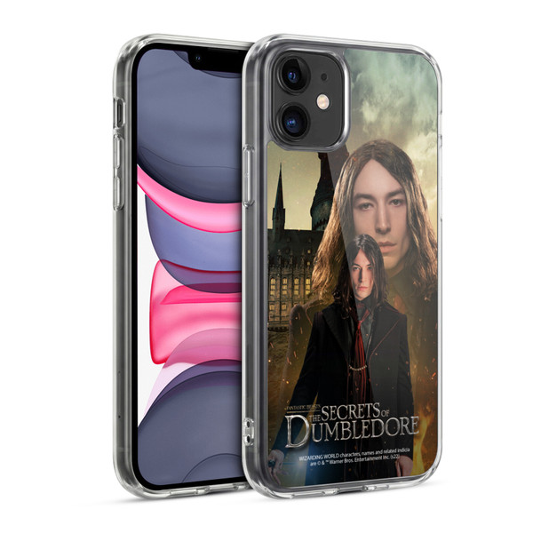 Fantastic Beasts: Secrets of Dumbledore Character Art Credence Barebone Soft Gel Case for Apple iPhone 11