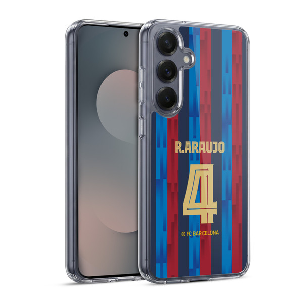 FC Barcelona 2022/23 Players Home Kit Ronald Araújo Soft Gel Case for Samsung Galaxy S25 & MagSafe