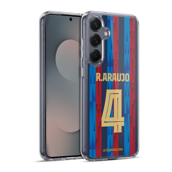 FC Barcelona 2022/23 Players Home Kit Ronald Araújo Soft Gel Case for Samsung Galaxy S25+ & MagSafe