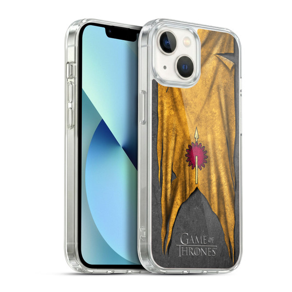 HBO Game of Thrones Sigil Flags Martell Soft Gel Case for Apple iPhone 13