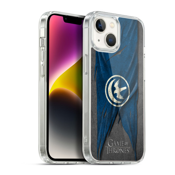 HBO Game of Thrones Sigil Flags Arryn Soft Gel Case for Apple iPhone 14