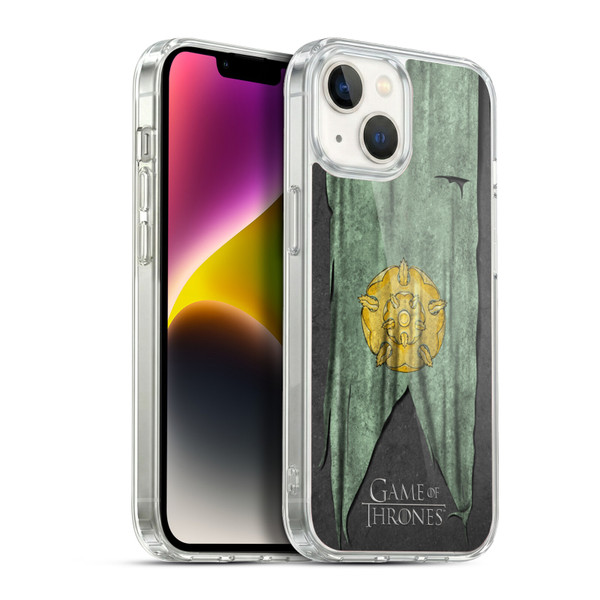 HBO Game of Thrones Sigil Flags Tyrell Soft Gel Case for Apple iPhone 14