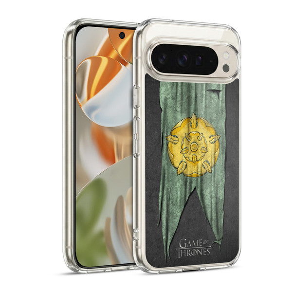 HBO Game of Thrones Sigil Flags Tyrell Soft Gel Case for Google Pixel 9 / Pixel 9 Pro