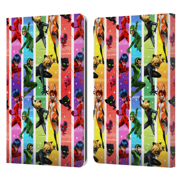 Miraculous Ladybug Graphics Pattern Leather Book Wallet Case Cover For Amazon Kindle Paperwhite 1 / 2 / 3