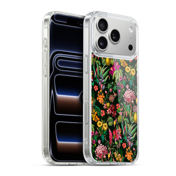 LebensArt Jungle Plants And Animals Multicolor Soft Gel Case for Apple iPhone 17 Pro Max