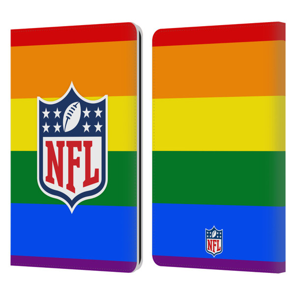 NFL Shield Pride Leather Book Wallet Case Cover For Amazon Kindle Paperwhite 1 / 2 / 3