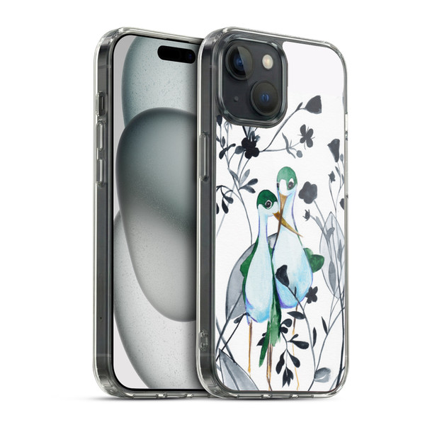 Mai Autumn Birds Together Soft Gel Case for Apple iPhone 15 & MagSafe