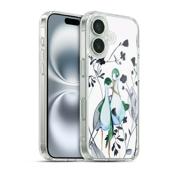 Mai Autumn Birds Together Soft Gel Case for Apple iPhone 16 & MagSafe