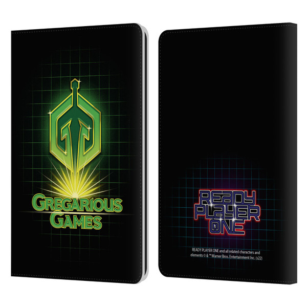 Ready Player One Graphics Logo Leather Book Wallet Case Cover For Amazon Kindle Paperwhite 1 / 2 / 3