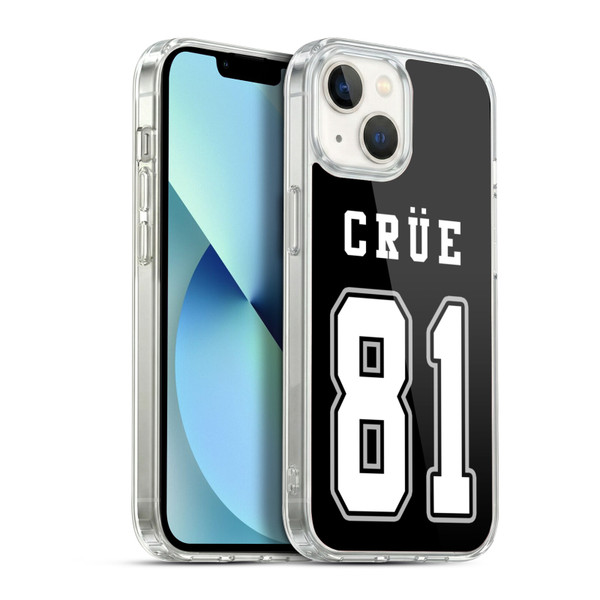 Motley Crue Logos Jersey Soft Gel Case for Apple iPhone 13