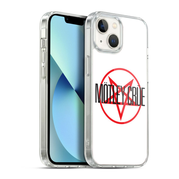 Motley Crue Logos Pentagram Soft Gel Case for Apple iPhone 13