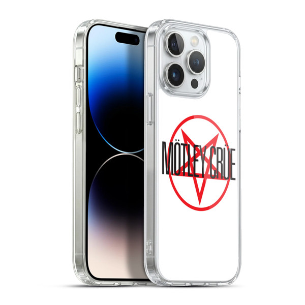 Motley Crue Logos Pentagram Soft Gel Case for Apple iPhone 13 Pro Max & MagSafe