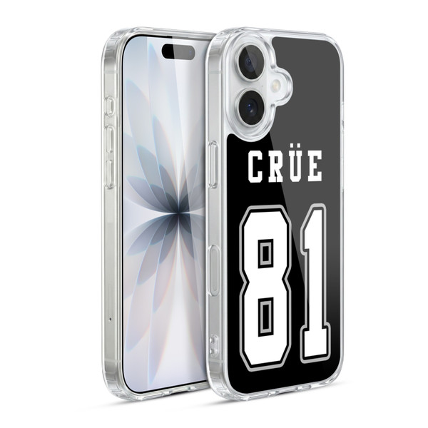 Motley Crue Logos Jersey Soft Gel Case for Apple iPhone 17