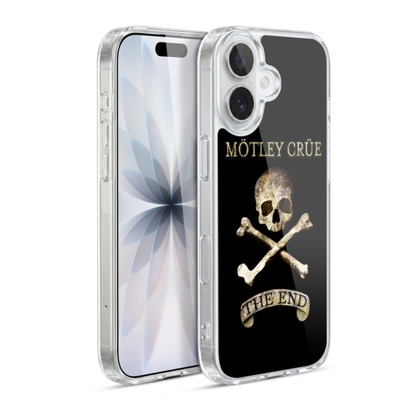 Motley Crue Logos The End Soft Gel Case for Apple iPhone 17