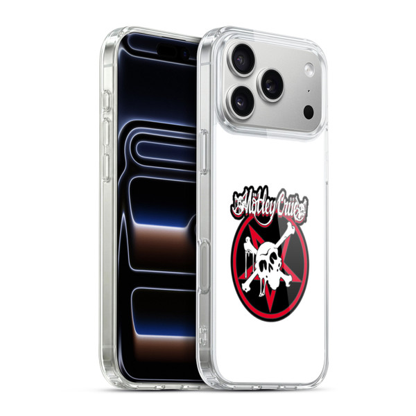Motley Crue Logos Dr. Feelgood Skull Soft Gel Case for Apple iPhone 17 Pro Max