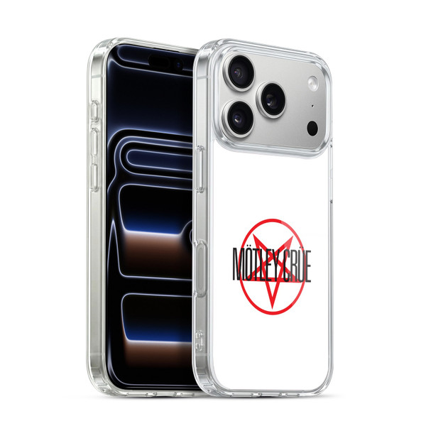 Motley Crue Logos Pentagram Soft Gel Case for Apple iPhone 17 Pro