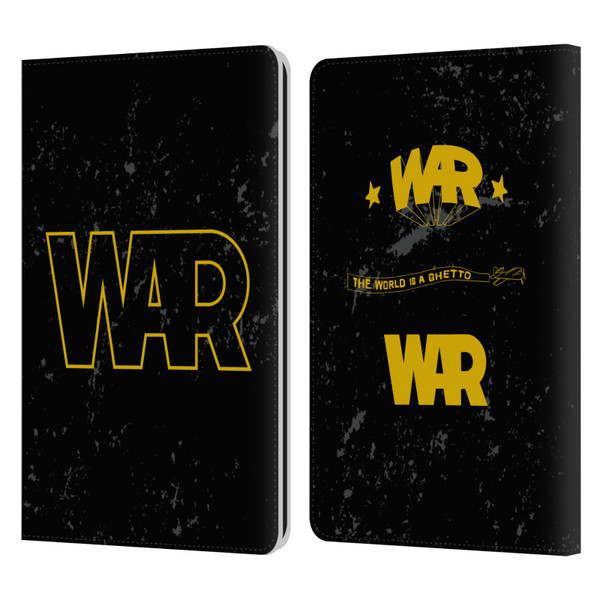 War Graphics Logo Leather Book Wallet Case Cover For Amazon Kindle Paperwhite 1 / 2 / 3