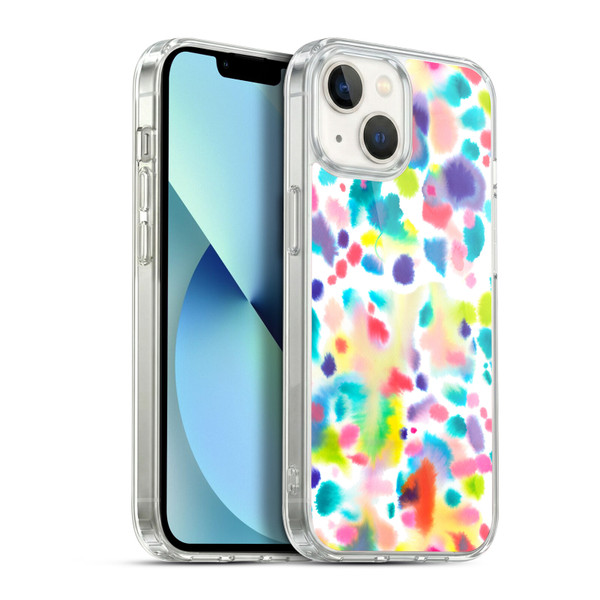 Ninola Colourful Prints Spray Soft Gel Case for Apple iPhone 13