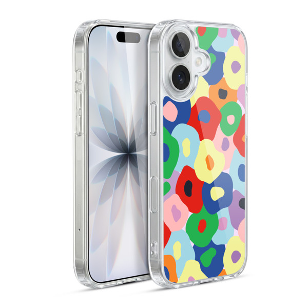 Ninola Colourful Prints Floral Soft Gel Case for Apple iPhone 17