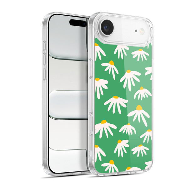 Ninola Colourful Prints Green Daisies Soft Gel Case for Apple iPhone 17 Air