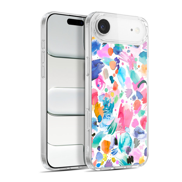 Ninola Colourful Prints Pink Scribbles Soft Gel Case for Apple iPhone 17 Air