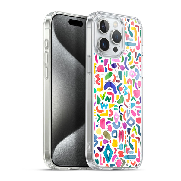 Ninola Mix Patterns Summer Tribal Soft Gel Case for Apple iPhone 15 Pro Max & MagSafe