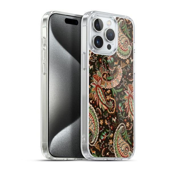 Ninola Mix Patterns Woodland Paisley Soft Gel Case for Apple iPhone 15 Pro Max & MagSafe