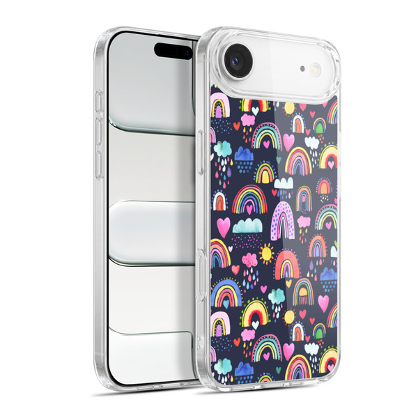 Ninola Mix Patterns Lovely Rainbows Soft Gel Case for Apple iPhone 17 Air