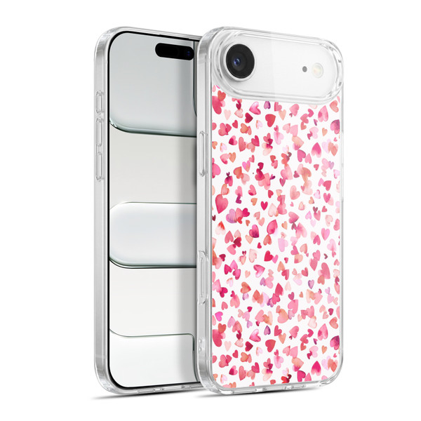 Ninola Mix Patterns Red Hearts Soft Gel Case for Apple iPhone 17 Air