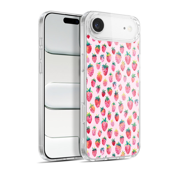 Ninola Mix Patterns Summer Strawberries Soft Gel Case for Apple iPhone 17 Air