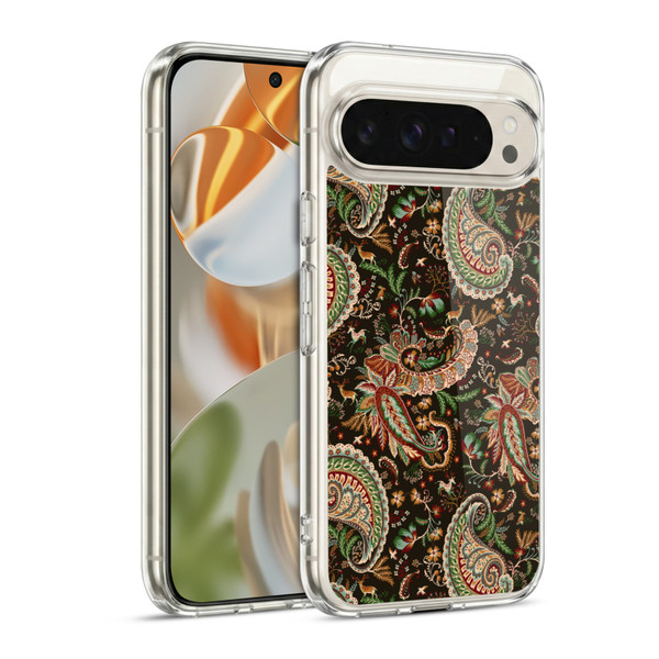 Ninola Mix Patterns Woodland Paisley Soft Gel Case for Google Pixel 9 / Pixel 9 Pro