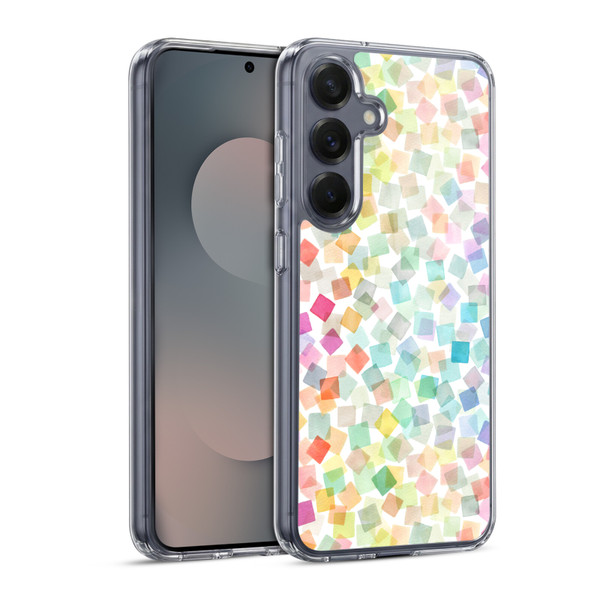 Ninola Mix Patterns Confetti Plaids Soft Gel Case for Samsung Galaxy S25 & MagSafe