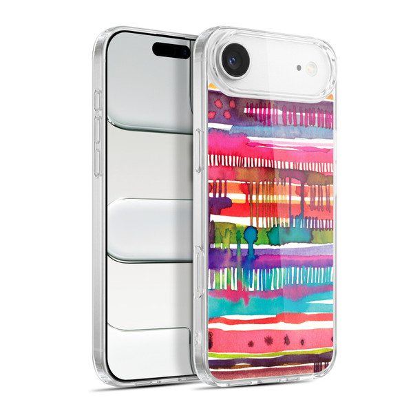 Ninola Watercolor Prints Lines Soft Gel Case for Apple iPhone 17 Air