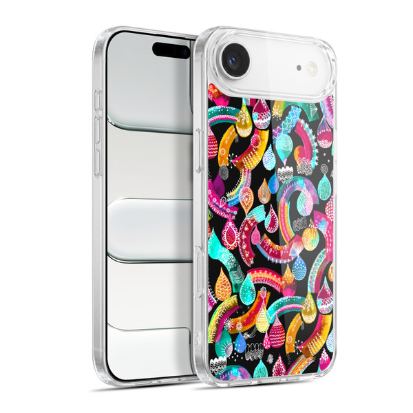 Ninola Watercolor Prints Rainbow Lace Soft Gel Case for Apple iPhone 17 Air