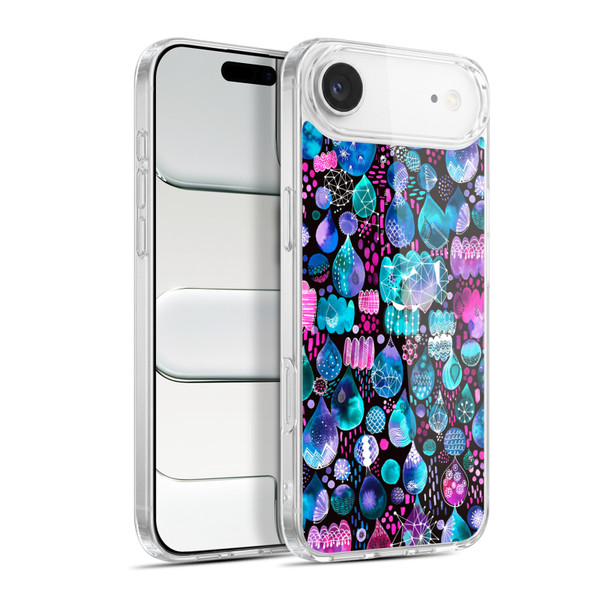 Ninola Watercolor Prints Rain Drops Soft Gel Case for Apple iPhone 17 Air
