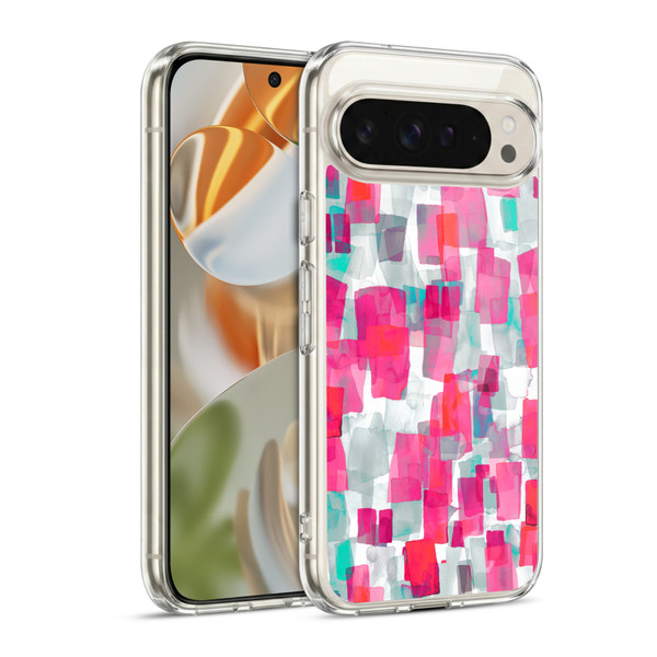 Ninola Watercolor Prints Pink Soft Gel Case for Google Pixel 9 / Pixel 9 Pro