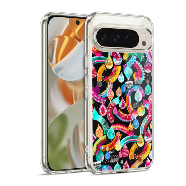 Ninola Watercolor Prints Rainbow Lace Soft Gel Case for Google Pixel 9 / Pixel 9 Pro