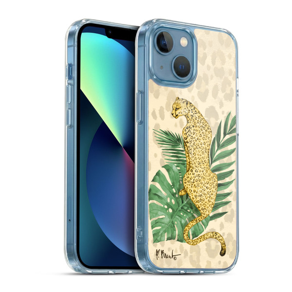 Paul Brent Wilderness Wildcat Palms Soft Gel Case for Apple iPhone 13 Mini & MagSafe