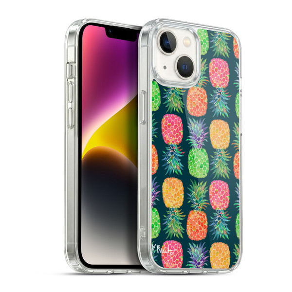 Paul Brent Wilderness Tahiti Pineapple Soft Gel Case for Apple iPhone 14