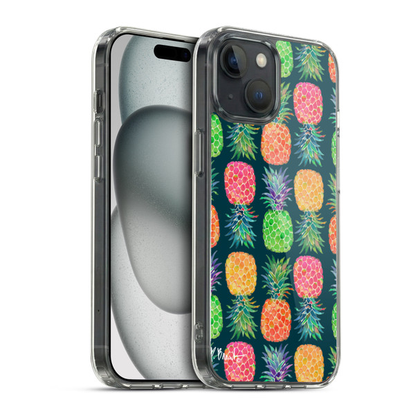 Paul Brent Wilderness Tahiti Pineapple Soft Gel Case for Apple iPhone 15 & MagSafe