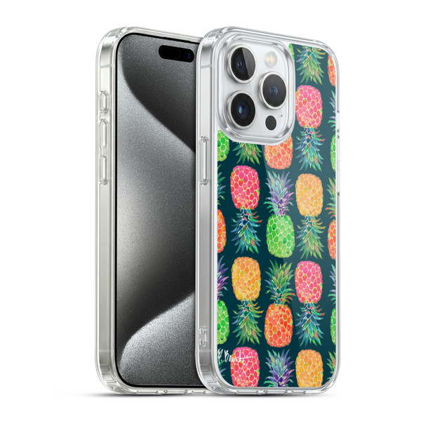 Paul Brent Wilderness Tahiti Pineapple Soft Gel Case for Apple iPhone 15 Pro & MagSafe