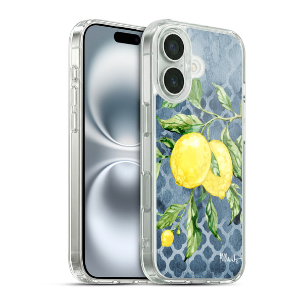 Paul Brent Wilderness Sicilian Lemons Soft Gel Case for Apple iPhone 16 & MagSafe