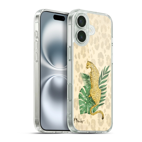 Paul Brent Wilderness Wildcat Palms Soft Gel Case for Apple iPhone 16 Plus & MagSafe