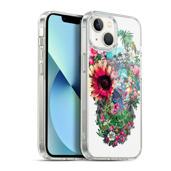 Riza Peker Skulls 6 Summer 2 Soft Gel Case for Apple iPhone 13