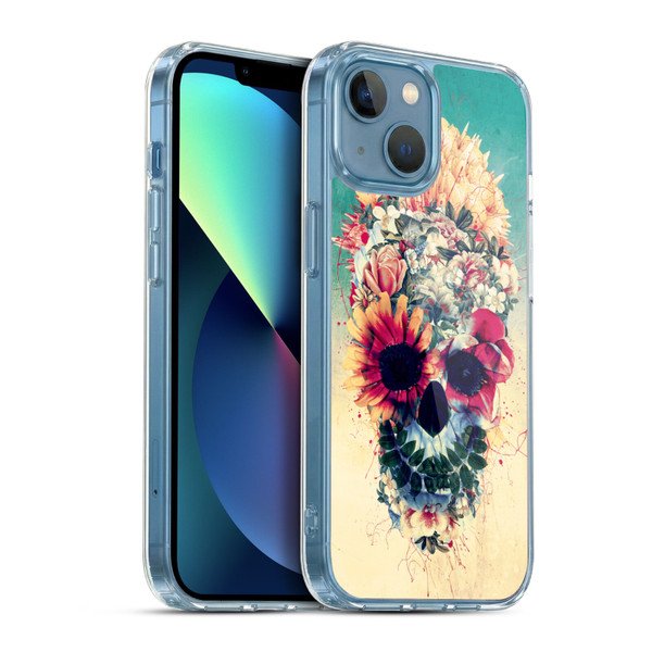 Riza Peker Skulls 6 Summer Soft Gel Case for Apple iPhone 13 Mini & MagSafe