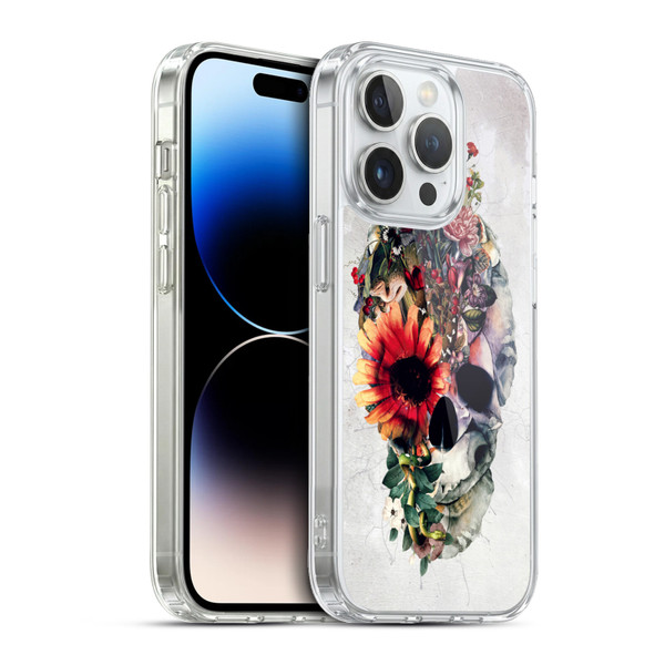 Riza Peker Skulls 6 Two Face Soft Gel Case for Apple iPhone 13 Pro & MagSafe