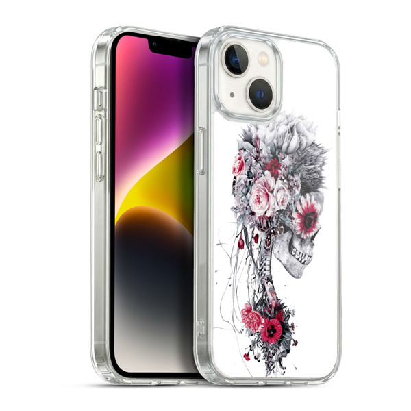 Riza Peker Skulls 6 Bride Soft Gel Case for Apple iPhone 14